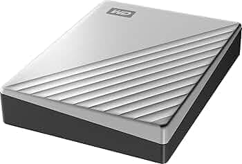 WD My Passport Ultra WDBFTM0040BSL - Hard drive - encrypted - 4 TB - external (portable) - USB 3.0 (USB-C connector) - 2