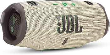 JBL Charge 6, Powerful Pro Sound with AI Sound Boost Wireless Portable Bluetooth Speaker,28 Hrs Playtime, Auracast Multi-Speaker Connection, Built in Power Bank, IP68 Waterproof & dustproof, Sand