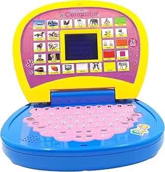 KiddyBuddy Kids Computer Toy Baby Laptops for Kids 1 2 3-6 Years Activity Electronics Number & Alphabet Charts for Kids Learning Educational Toy with Sound and Music,Toys for Kids