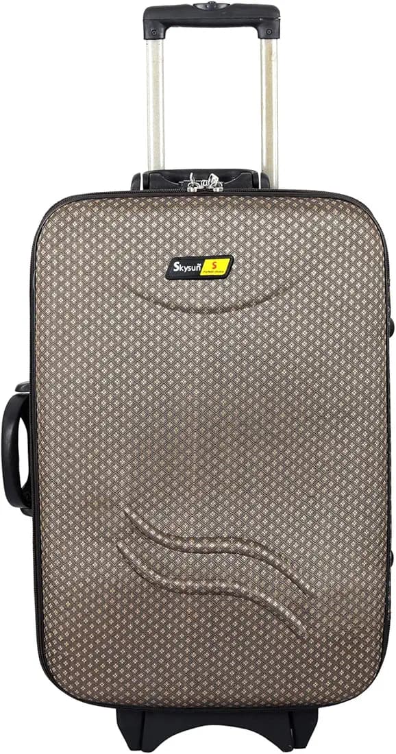 Travel Suitcase 20 Inch Trolley Bag/Suitcase Bag with 2 Wheels-Brown