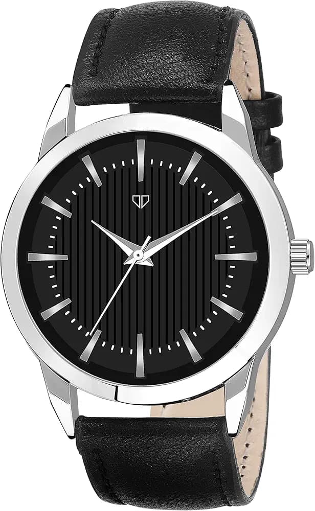 Walrus Men Analog Wristwatch- Vegan Leather Strap Professional & Casual Use - Classic Style |Slim fit | Lightweight