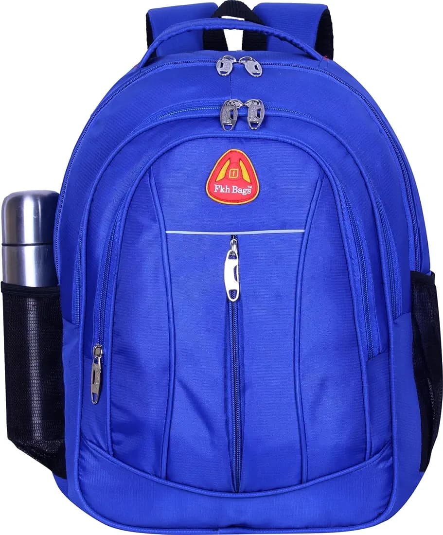 WORLD STAR Large Laptop Backpack/College Bag for Unisex | Blue