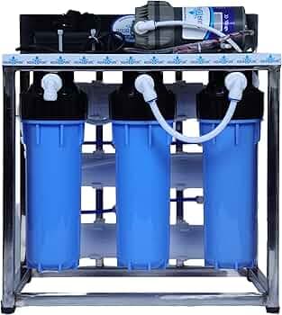 AQUA D PURE 25 LPH Commercial RO Water Purifier with Single Pump Purification and Fully Automatic Function, TDS Adjuster, Blue