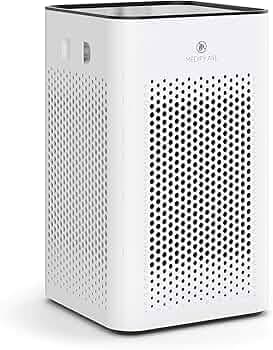 Medify Air MA-25 Air Purifier - 170 m³/h Air Purifier - HEPA H13 Filter & Touch Panel - Night Mode - Compact & Quiet - Against Pollen, House Dust, Odours & Allergies - White
