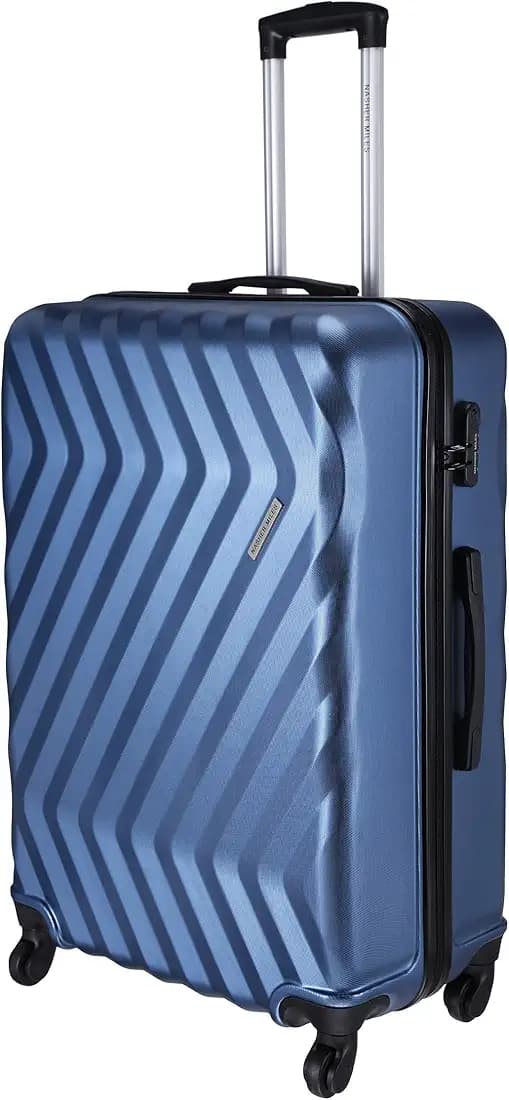 Nasher Miles Lombard Hard Side Check-in Luggage|Blue 28 Inch /75CM Trolley/Travel/Tourist Bag