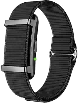 Premium Metal Fitness Band – 45 Days Battery Life, Advanced Health Monitoring (Heart Rate, SpO2, HRV & Body Temp), Sleep Tracking, AI Health Insights & Smart Notifications (Black)