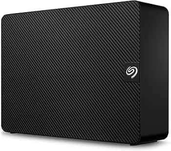 Seagate Expansion 16TB Desktop External HDD - USB 3.0 for Windows and Mac with 3 yr Data Recovery Services, Portable Hard Drive (STKP16000400), Black