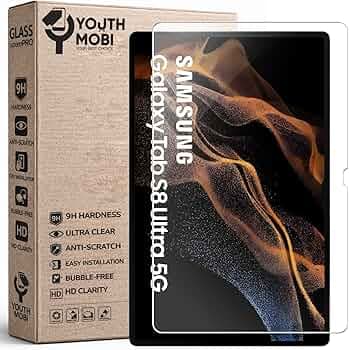 Premium Tempered Glass for Samsung Galaxy Tab S9 Ultra / S8 Ultra (14.6 Inch) | 9H Hardness | HD Clear | Case Friendly | Easy Installation Kit | Pack Of 1 [Transparent]