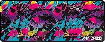 Ant Esports Sneakerz Unique Mouse Pad Gaming Mouse Pad Extended Mouse Mat for Mouse Keyboard with Stitched Edges Waterproof Non-Slip Base Mousepads for Office Home Shop Gaming EXTRA LARGE_Multi Colour