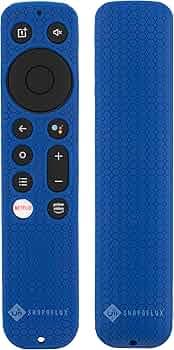 SHOPOFLUX Silicone Remote Cover Compatible with Oneplus Q Series/U Series / Y1S / Y1S Edge Smart LED TV Remote (Blue)