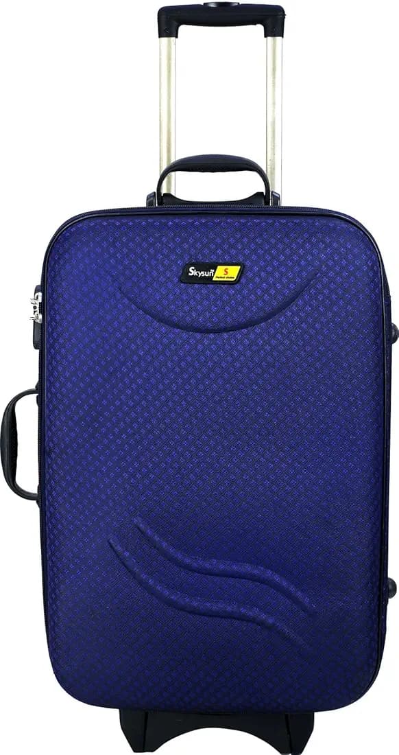 Travel Suitcase 20 Inch Trolley Bag/Suitcase Bag with 2 Wheels-Navy Blue