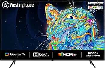 Westinghouse 126 cm (50 inches) Quantum Series 4K Ultra HD LED Google TV WH50GTX30 (Black)