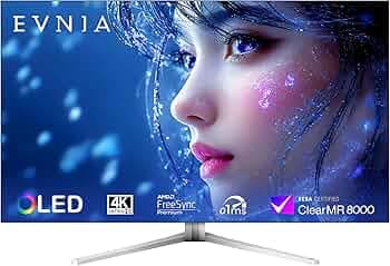Philips Evnia 8000 42" OLED Gaming Monitor | 4K UHD (3840×2160) | 138Hz Refresh Rate | 0.1ms | AMD FreeSync Premium | HDMI & DisplayPort | AI-Enhanced Ambiglow | Eye Care (42M2N8900)