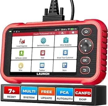 LAUNCH OBD2 Scanner CRP123E Check Engine/Antilock Braking/Airbag/Transmission Car Code Reader Diagnostic Scan Tool Generate Dignostic Report-Free Update