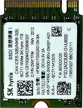SK HYNIXM.2 PCIe NVMe Class 35 2230 SSD 1TB (1)