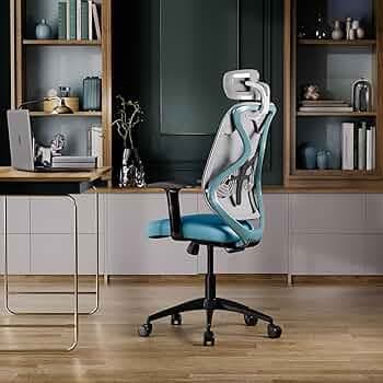 Wakefit Gravita Ergonomic Office Chair for Work | 3 Year Warranty | Multi-Lock Seat Slider and Recline | Soft Armrest with 3D Adjustability| Strong Nylon Base | 8+ Hours of Comfort| White and Green