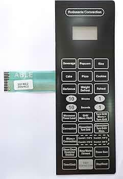Able 30FRC2 Microwave Oven Membrane Keypad 30BRC2