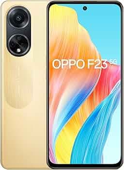 Oppo F23 5G (Bold Gold, 8GB RAM, 256GB Storage) | 5000 mAh Battery with 67W SUPERVOOC Charger | 64MP Rear Triple AI Camera with Microlens | 6.72" FHD+ 120Hz Display | with Offers