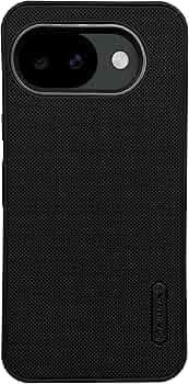 NIUKIN Super Frosted Shield Pro Soft Mobile Back Case for Google Pixel 10A | Shockproof Scratchproof Cover | Black