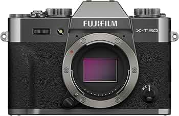 Fujifilm X-T30 III Body Charcoal Silver | 26.1-MP Back-Side Illuminated X-Trans CMOS 4 Sensor | X-Processor 5 Imaging Engine | Latest AF Technology | Subject Detection 6.2K/30P 9:16