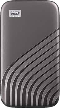 Wd Western Digital My Passport Ssd 4Tb Space Gray, 1050Mb/S Read, 1000Mb/S Write, Pc & Mac Compatible