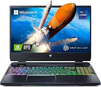 acer Predator Helios 300 Gaming Laptop Intel Core i9 12th Gen-(Windows 11 Home/32 GB/2 TB SSD/NVIDIA RTX 3080) PH315-55s with 39.6 Cm (15.6 Inches) UHD IPS Display, 3 KG, Glasses-Free Stereoscopic 3D