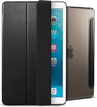 Case, Smart Cover Trifold Stand Compatible with iPad Air 2/iPad 6 - Black