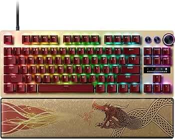 Razer Huntsman V3 Pro Tenkeyless Counter-Strike 2 Dragon Lore - Analogue Optical TKL E-Sport PC Keyboard Without Numeric Keypad - Snap Tap - Rapid Trigger - QWERTY US Layout | Dragon Lore