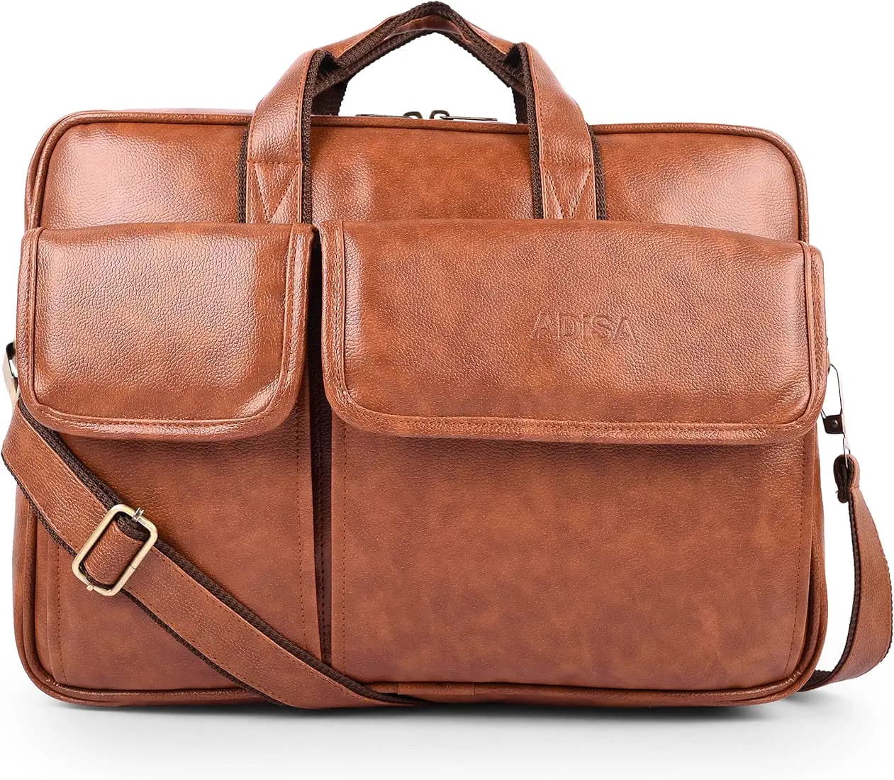 ADISA Laptop Messenger Office Bag Briefcase for Work for Men (LB6055)