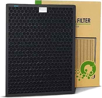 Coway Air Purifier Green True HEPA Filter - Longest Life 8500 Hrs, Traps 99.99% Virus & PM 0.1 Particles (Carbon Filter for AirMega Storm | AP-1220B)