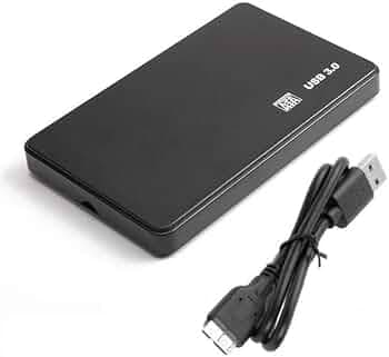 1 TB Portable External Hard Disk Drive - 1TB - 1 Year Warranty - USB 3.0 for PC Laptop Windows Mac Xbox PlayStation - High Performance External HDD - Black (1TB)