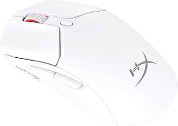 HyperX Pulsefire Haste 2 Mini Wireless Gaming Mouse Ultra Lightweight, 59g, 100 Hour Battery Life, 2.4Ghz Wireless, Up to 26000 DPI - White (7D389AA)