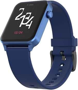 Portronics Kronos Gamma Bluetooth Calling Smart Watch, 1.69inch HD Display, Dial Pad, SpO2, BP & HR Monitoring, Multiple Sports Mode, IP68 Water Resistant, Android/iOS Compatibility(Blue)