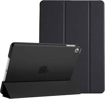 MOCA Compatible Smart flip Cover case for Apple iPad 9.7 inch 2017 2018 iPad 5th 6th Generation A1893 A1954 A1822 A1823 Smart case Cover (Black)