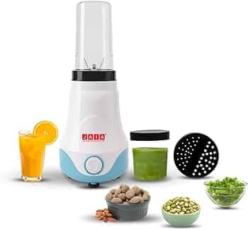 Jaia Choice Nutri 2 Jar Mixer Grinder Powerful 500 Watt Motor Long Lasting Shock Proof Abs Body Heavy Duty Motor With Nano Grinding Technology, Comes with 1 year warranty (Cd Green)