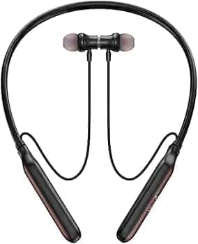 Newly Launched Active Plus Bluetooth Neckband with Vibration Alert, Magnetic On/Off, 30H Playtime, Fast Charging, Dual Pairing, Wireless Earphones for Calling, Work & Sports (Black)