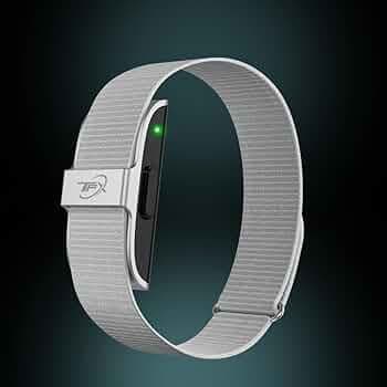 The future X Smart Band: Heart Rate, Blood Pressure & Fitness Tracker for Active Living (Silver)