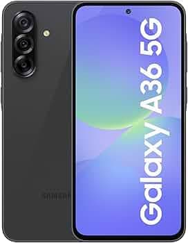 Samsung Galaxy A36 5G (Awesome Black, 8GB, 128GB) | Awesome Intelligence: Circle to Search, Intelligent Editing | Awesome 4nm Snapdragon Processor | Flagship Grade Selfie Camera