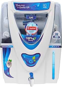 ROYAL AQUAFRESH Fresh Epic RO + UV + UF + TDS 12 Liter Water Filter 14 Layer Electric Water Purifier Fully Automatic RO For Home and Office (1 Year Warranty On Motor & SMPS) White