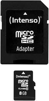 Class 10 - Flash-Speicherkarte ( microSDHC/SD-Adapter inbegriffen ) - 8 GB