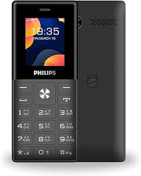 Philips All-New E2112 Sleek & Stylish |Keypad Mobile with 1.77" Screen|2500 MAH Battery | 2030mm Speaker| Wireless FM | Bright Torch| Digital Camera|Cool Gray