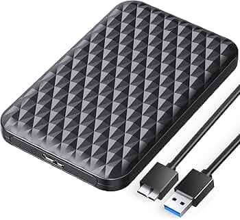 1TB Portable External Hard Disk Drive - External Storage Drive - USB 3.0 for PC Laptop Windows and Mac, External HDD. (Cube)