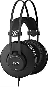 AKG K52 Closed Back Wired Headphones,Over Ear Wired,Black