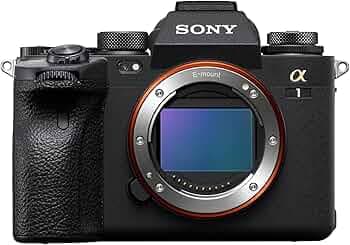 Sony Alpha ILCE-1 Mirrorless Full-Frame Camera | 30 FPS | 50.1 MP | 8K 30P, 4K 120P | Real-time Eye AF, Real time Tracking - Black